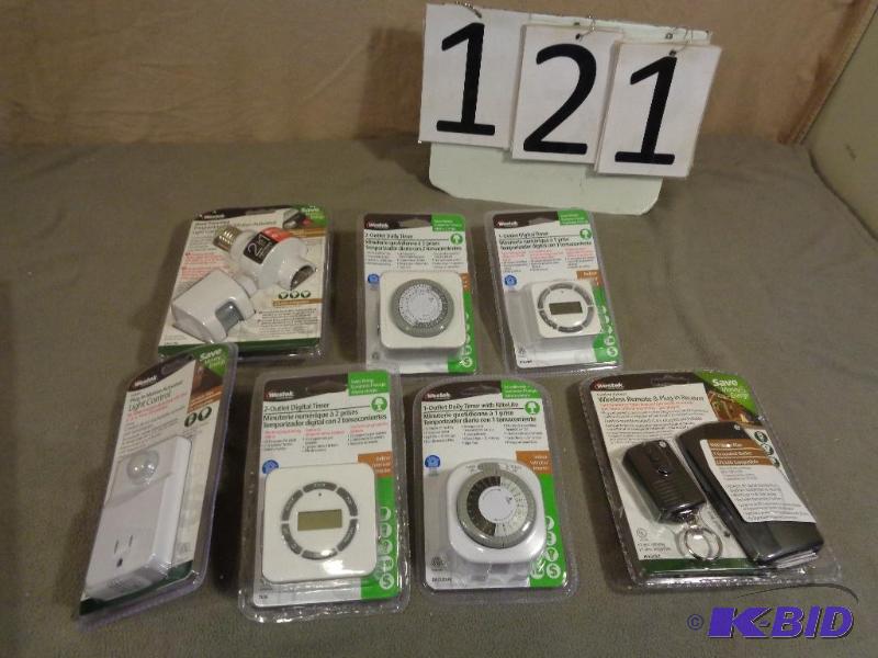 Lot of New Outlet Timers and Motion Activated...
