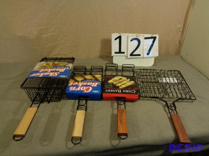 New Display Model Corn Baskets, Shaker Basket...