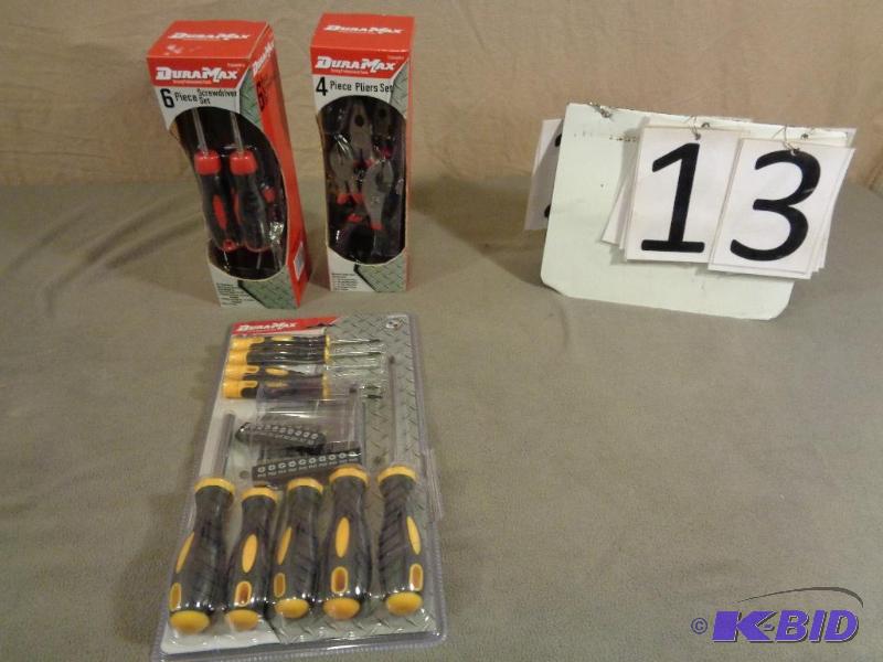 3 New Display Model Tool Sets. One is opened....