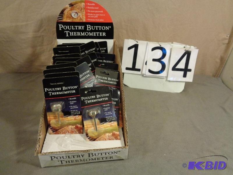 21 New Poultry Button Thermometers....