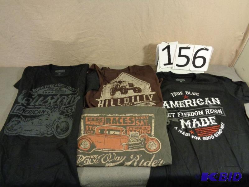 4 New Display Model Size Large T Shirts....