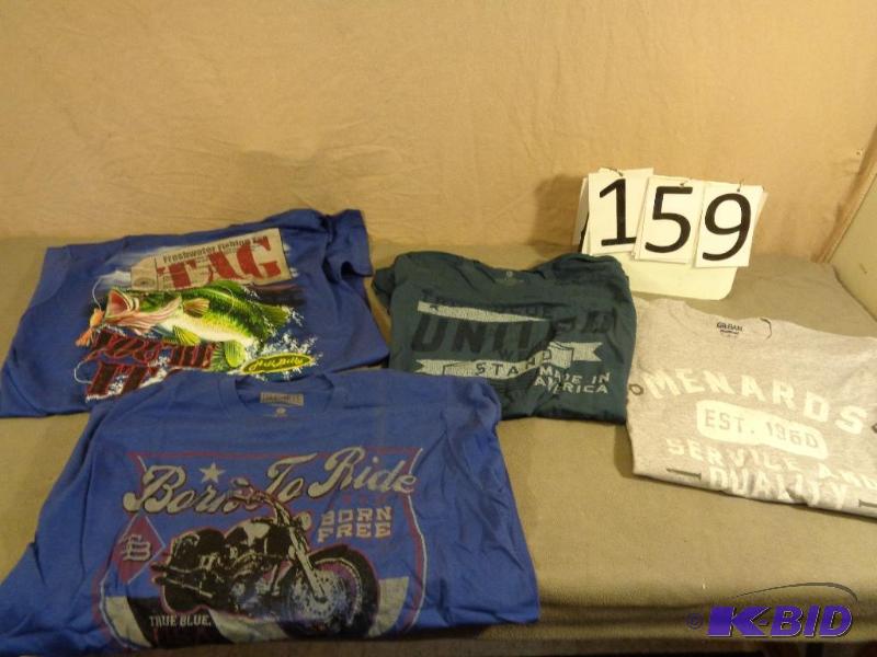 4 New Display Model Large T Shirts....