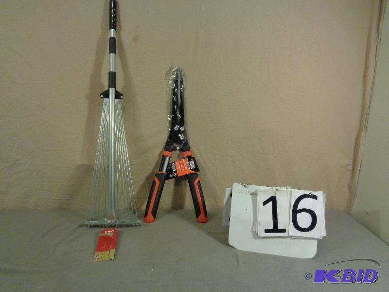 New Display Model Adjustable Rake and Black a...