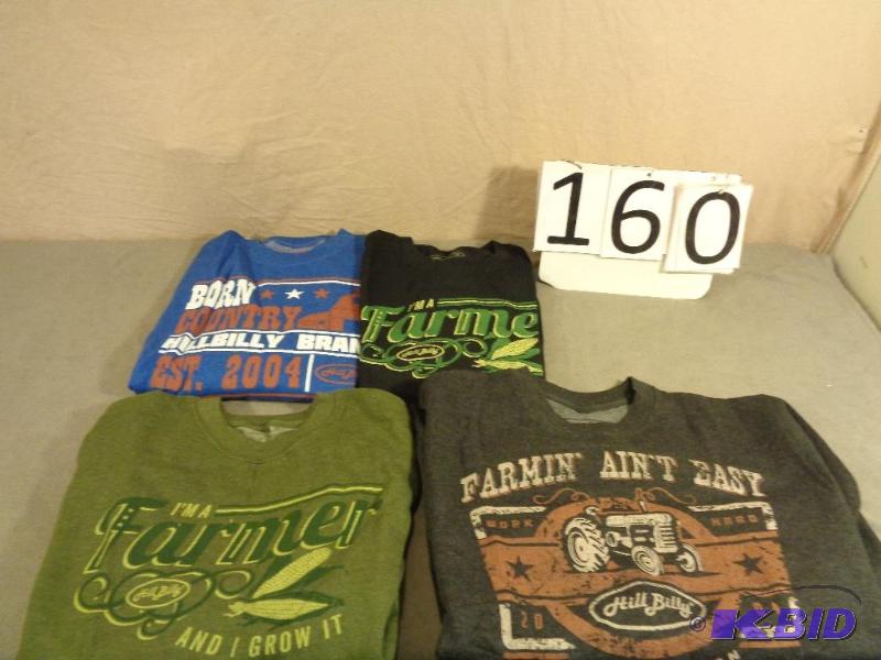 4 New Display Model Size Medium Sweatshirts....