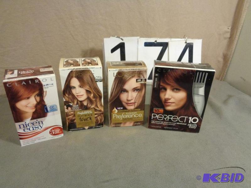 4 New Boxes of Hair Color....