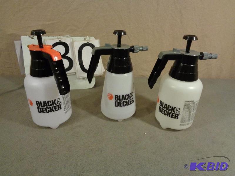 3 New Black and Decker Sprayers....