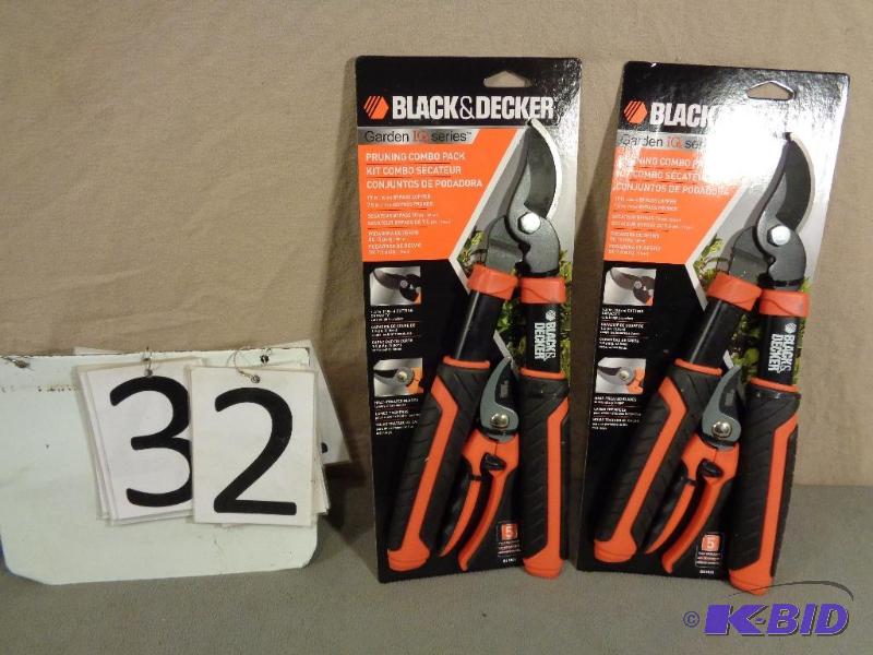 2 New Black and Decker Pruning Combo Packs....