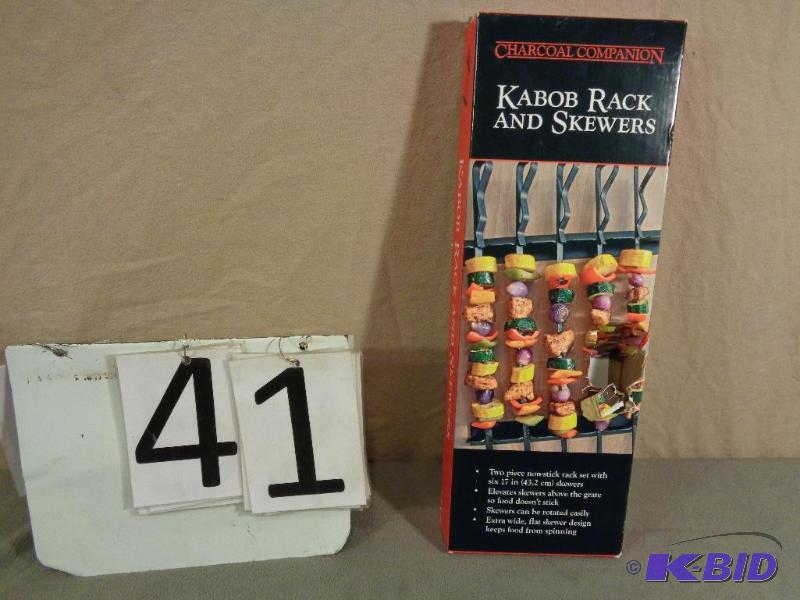 New Display Model Kabob Rack and Skewers....
