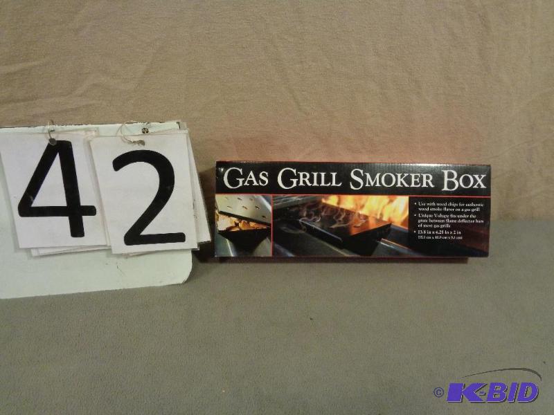New Display Model Gas Grill Smoker Box....