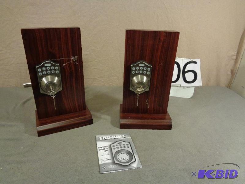 2 New Display Model Electronic Deadbolt Door ...
