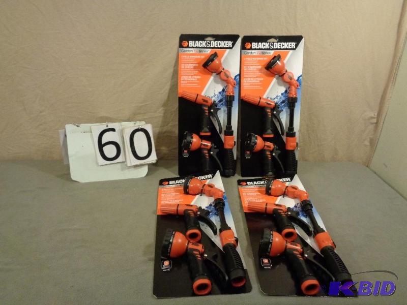 4 New Black and Decker 3 Pc Watering Kits....