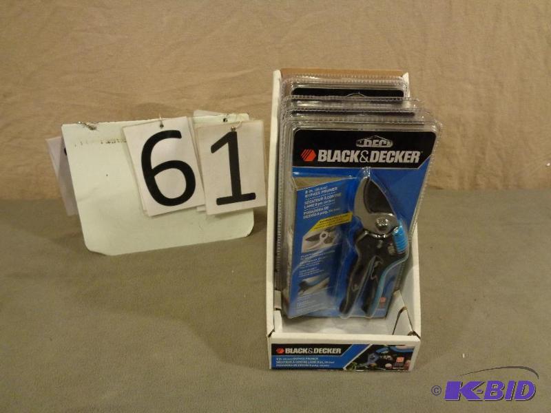 5 New 8&quot Black and Decker Bypass Pruners...