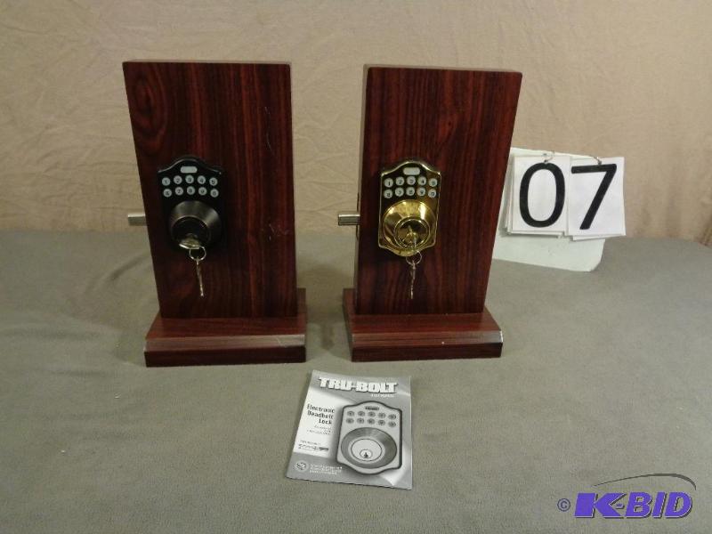 2 New Display Model Electronic Deadbolt Door ...
