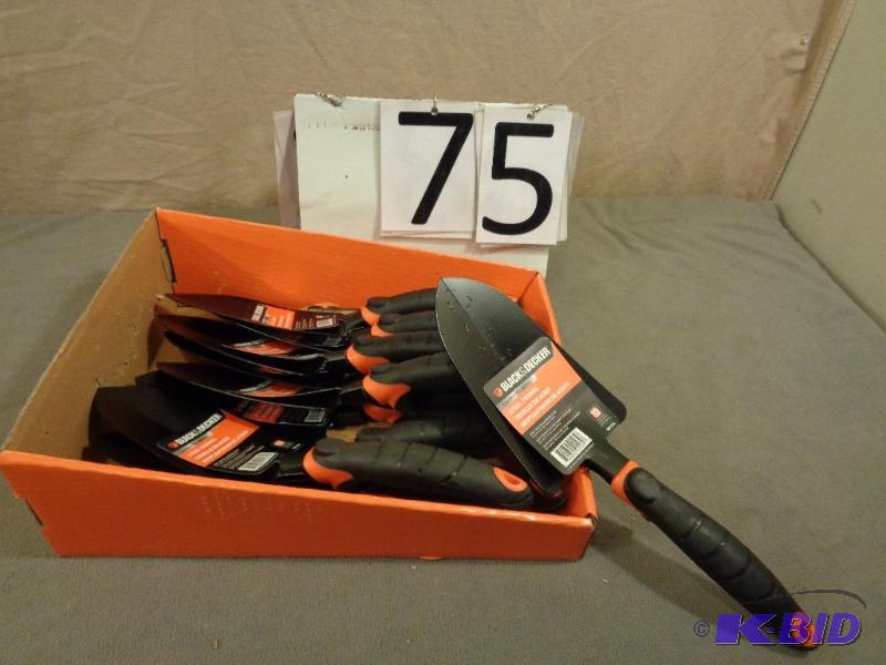 10 Ne Black and Decker Steel Trowels....
