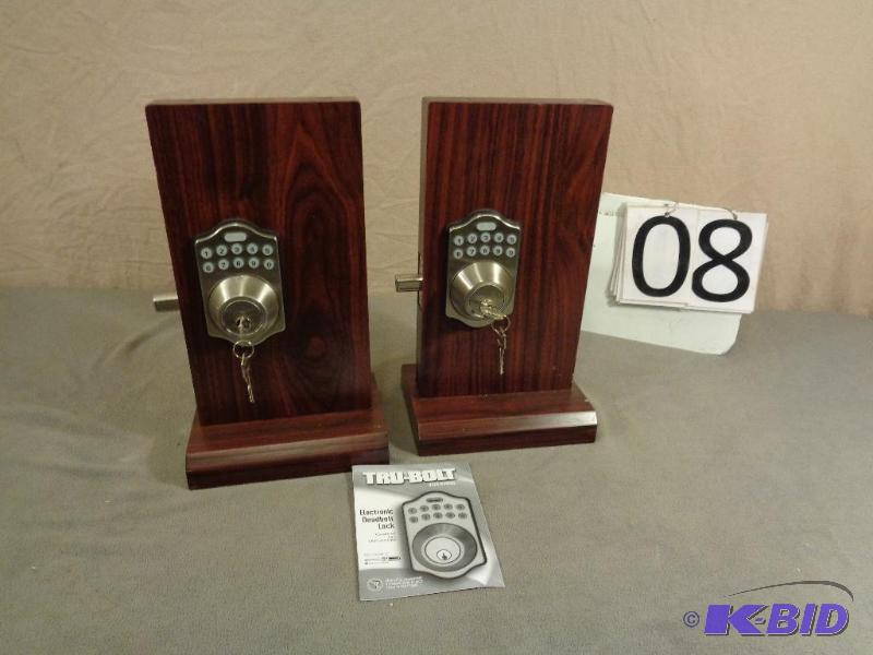 2 New Display Model Electronic Deadbolt Door ...