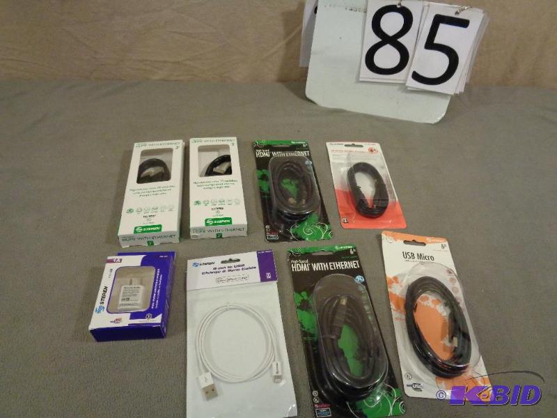 New Display Model HDMI Cords, USB Micro Cord,...