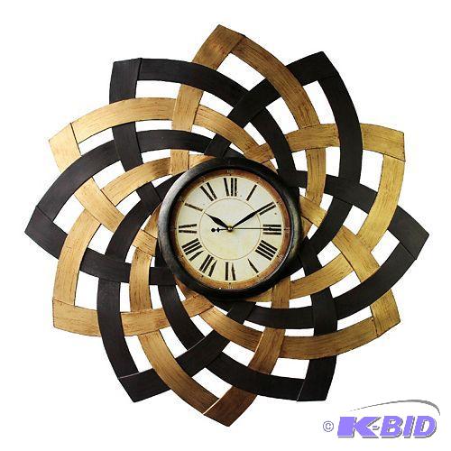 lot 107 image: Geometric Wall Clock