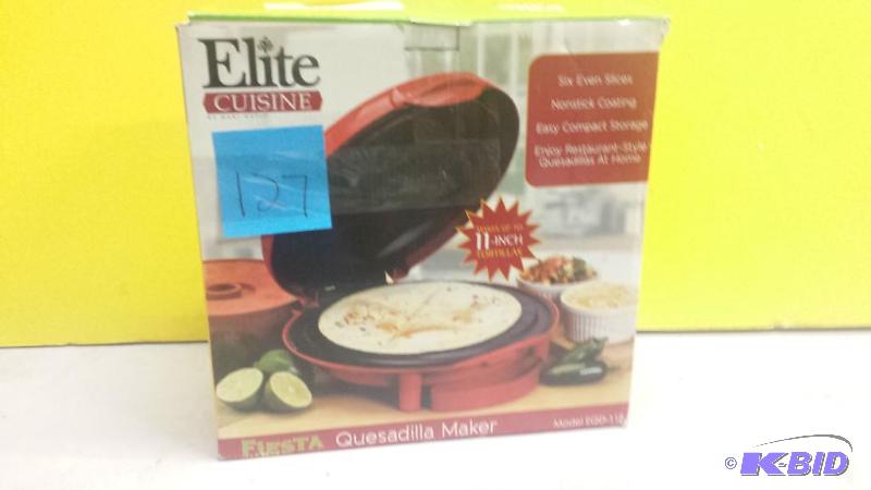 lot 127 image: Elite Quesadila Maker