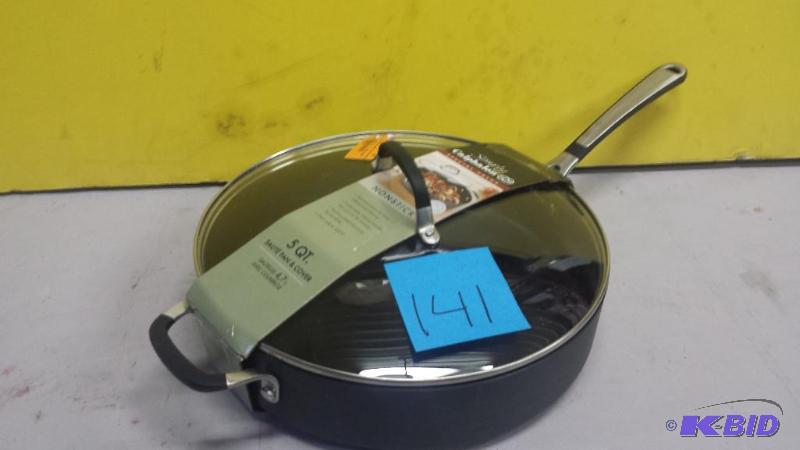 lot 141 image: Saute Sauce Pan and Cover