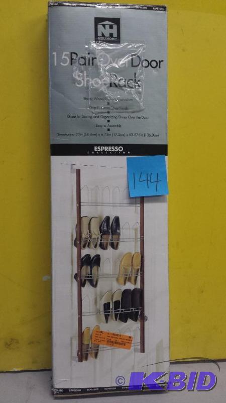 lot 144 image: 15 Pair Oval Shoe Rack