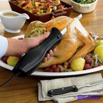 lot 149 image: Food Network Signature Series Electric Knife w 2 Blade