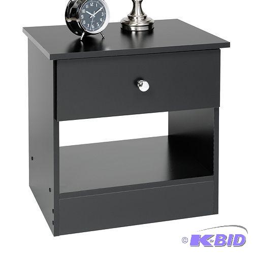 lot 160 image: Prepac Nightstand Black