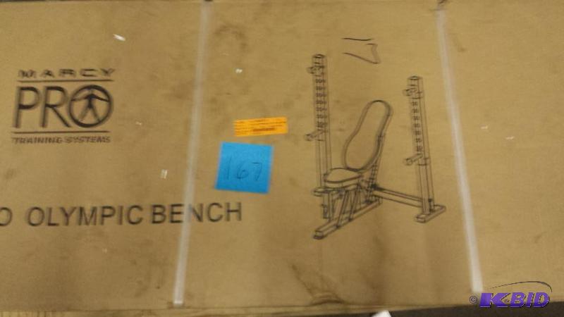 lot 167 image: Marcy Pro Olympic Bench