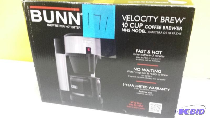 lot 171 image: Bunn Coffee Maker