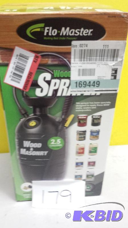 lot 179 image: Wood & Masonry Sprayer