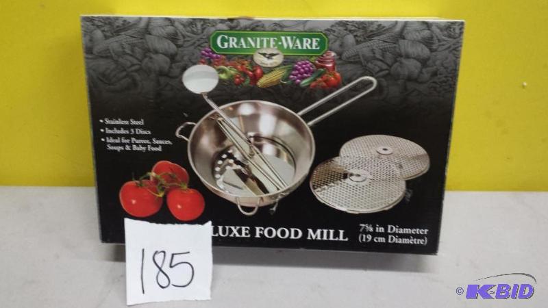 lot 185 image: Granite Wear Food Mill