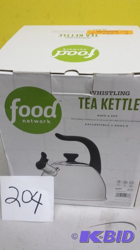 lot 204 image: Food Network Tea Kettle