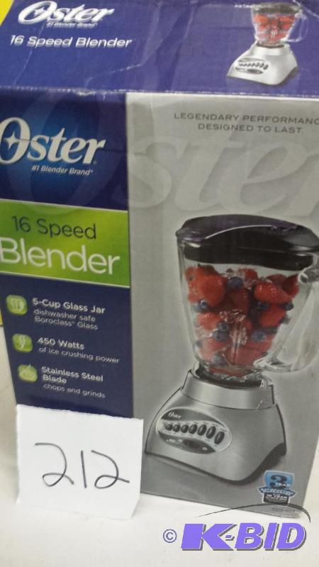 lot 212 image: Oster Blender 16 Speed