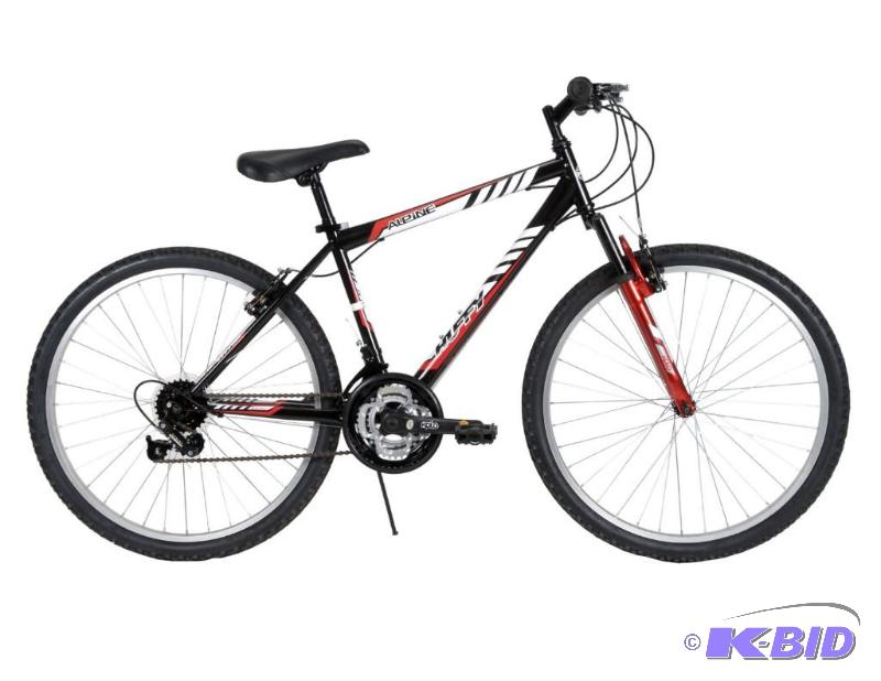 lot 223 image: Huffy Bicycle Company Mens 26324 Alpine Bike, Metallic Black, 26-Inch