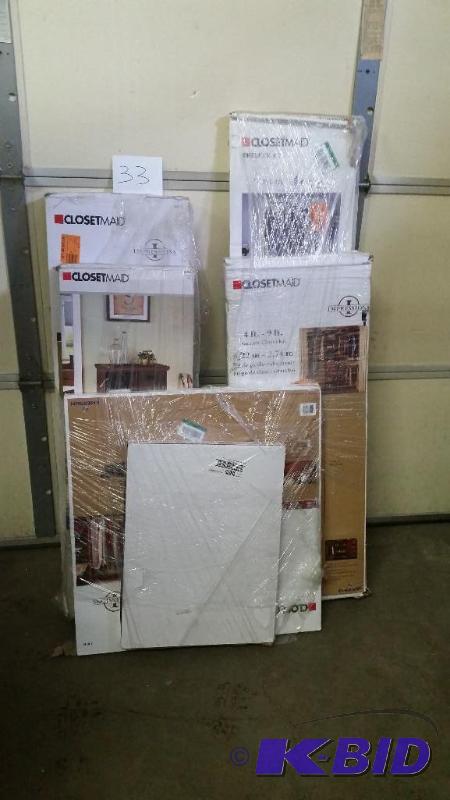 lot 33 image: Closet Maid assortment