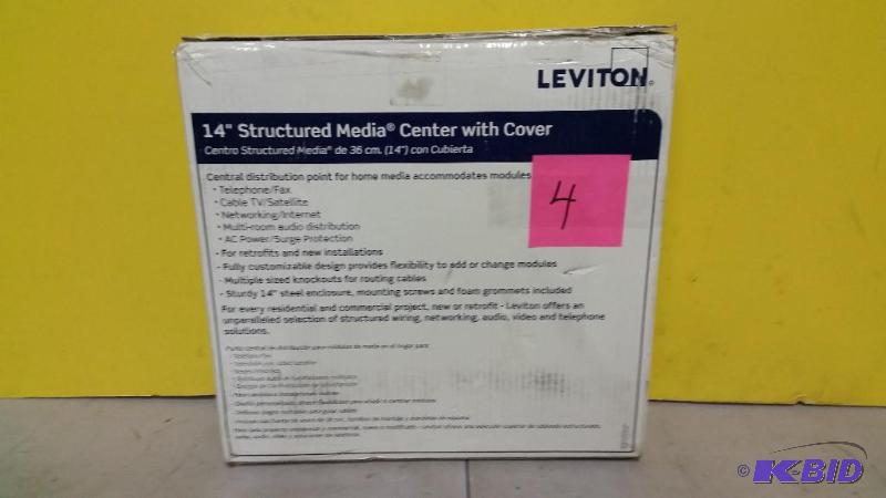 lot 4 image: Leviton 14 Structured Media Center