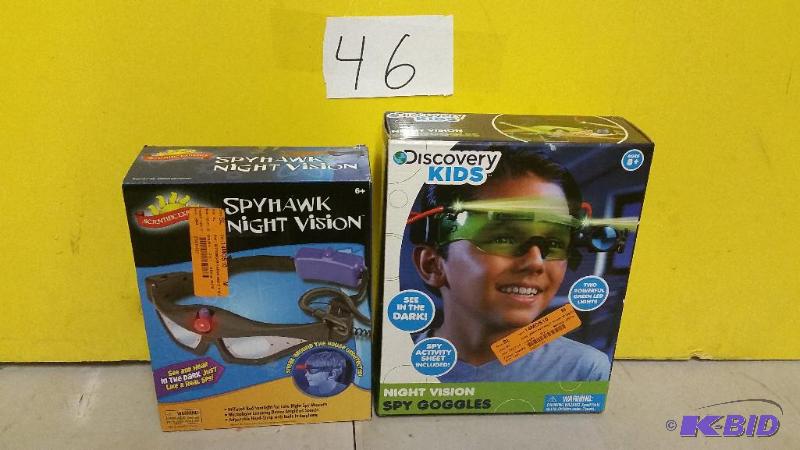 lot 46 image: Lot of 2 Night vision gogles