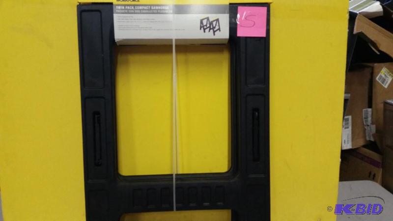 lot 5 image: Workforce Twin Pack Sawhorse