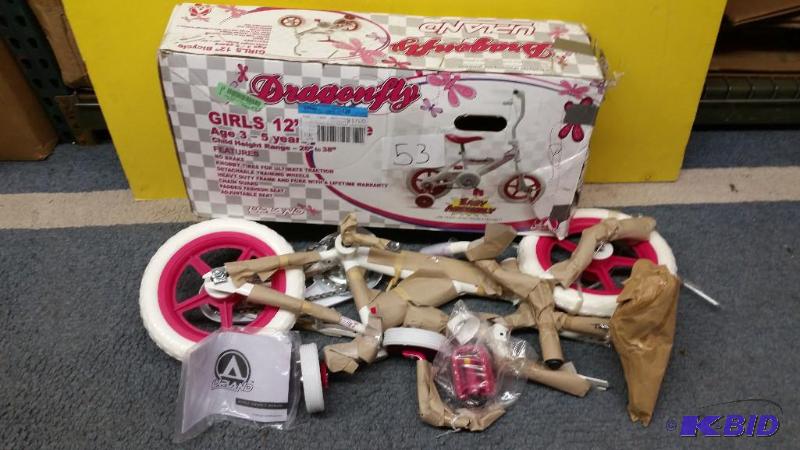 lot 53 image: Girls 12 bike