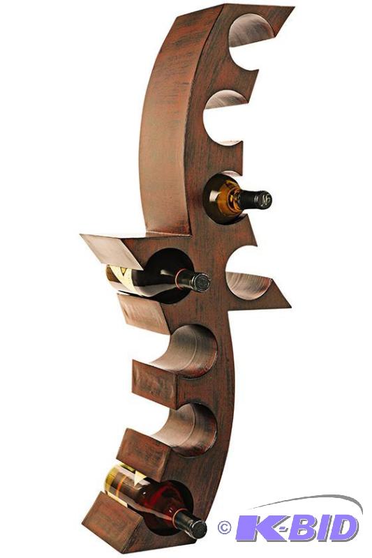 lot 62 image: Calabria Wall-Mount Wine Rack