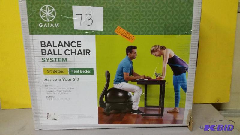 lot 73 image: Balance Ball Chair