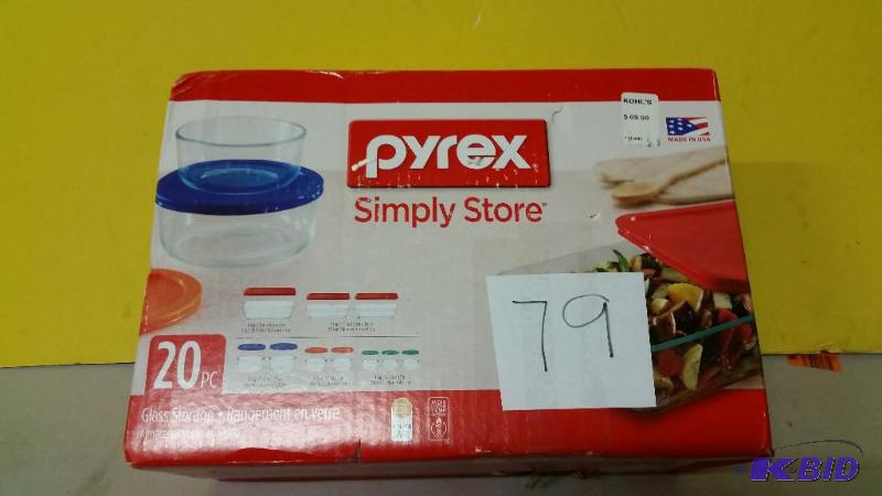 lot 79 image: Pyrex 20 PC Set