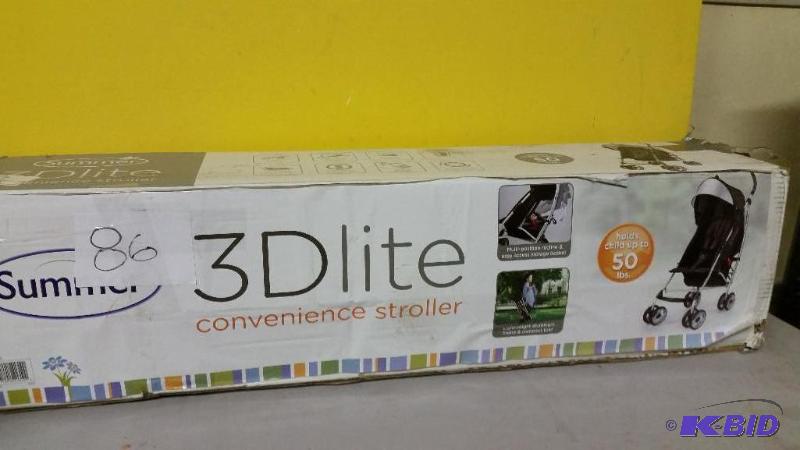 lot 86 image: 3DLite Convinience Stroller