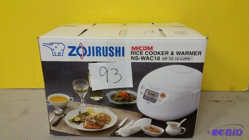 lot 93 image: Zojirushi Rice Cooker and Warmer