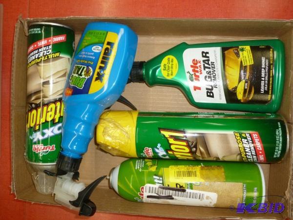 lot 26 image: Flat of automotive cleaning products. Terms. ...