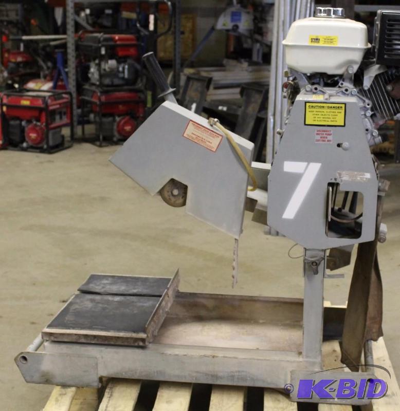 EDCO&nbsp14&quot Block Saw 8 HP Honda Engin...