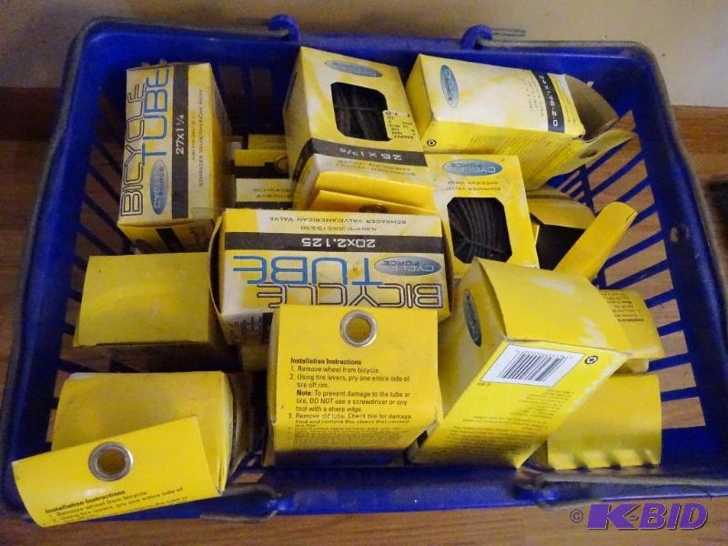 lot 75 image: Large Lot of Inner Tubes for Bikes