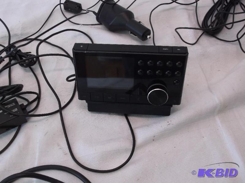lot 134 image: Sirius satellite radio with power cords cosig...