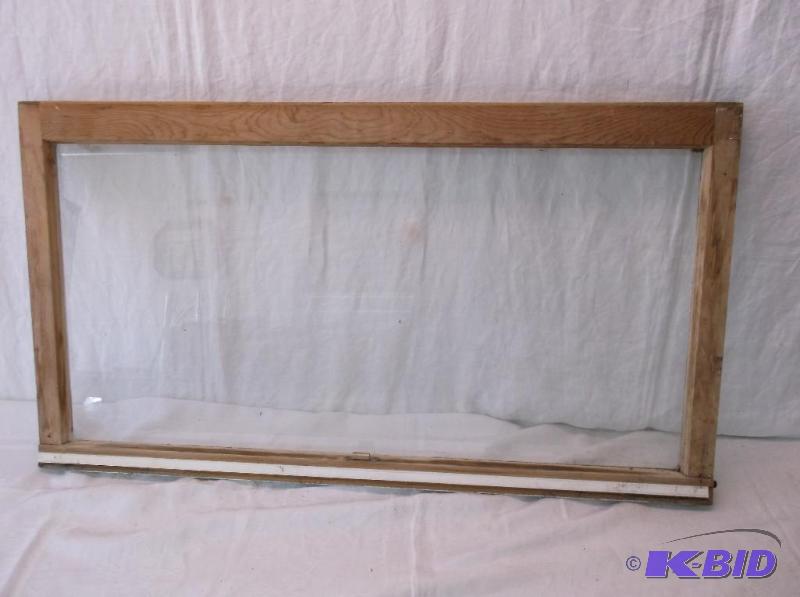 lot 136 image: Vintage window measuring 34 12" L x 19 ...