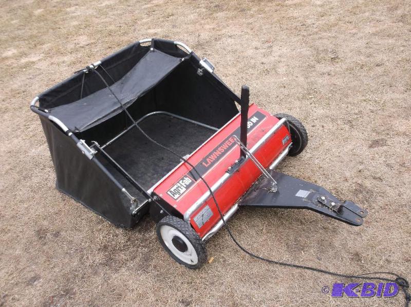lot 2 image: Agri - Fab 30" lawn sweep in great condi...