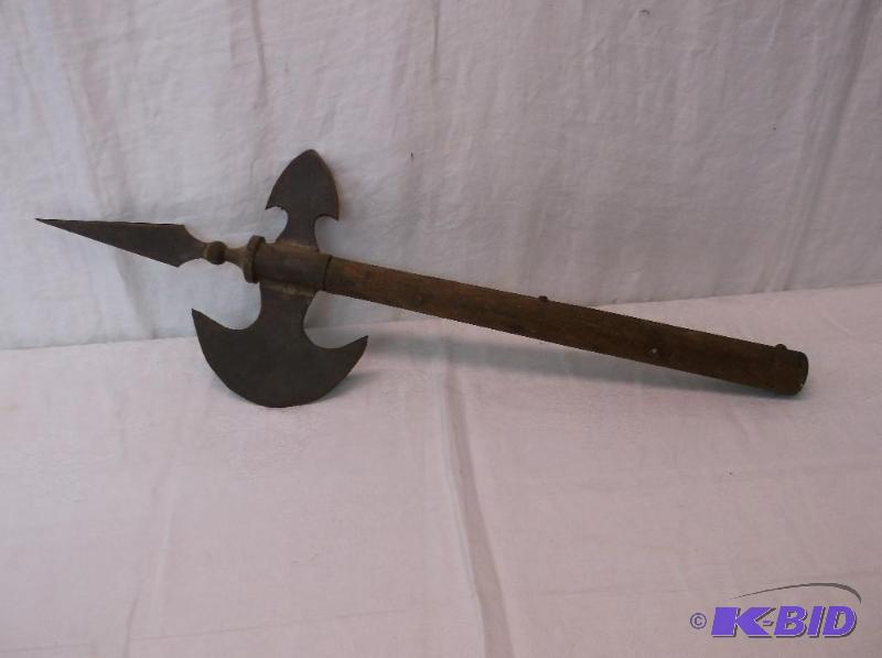lot 40 image: Battleax made in Spain measuring 25 12"...